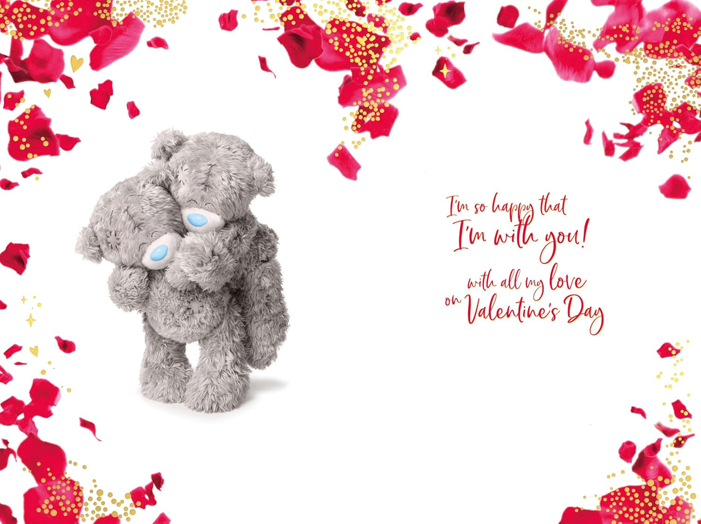 Bears Hugging Boyfriend Valentine's Day Card