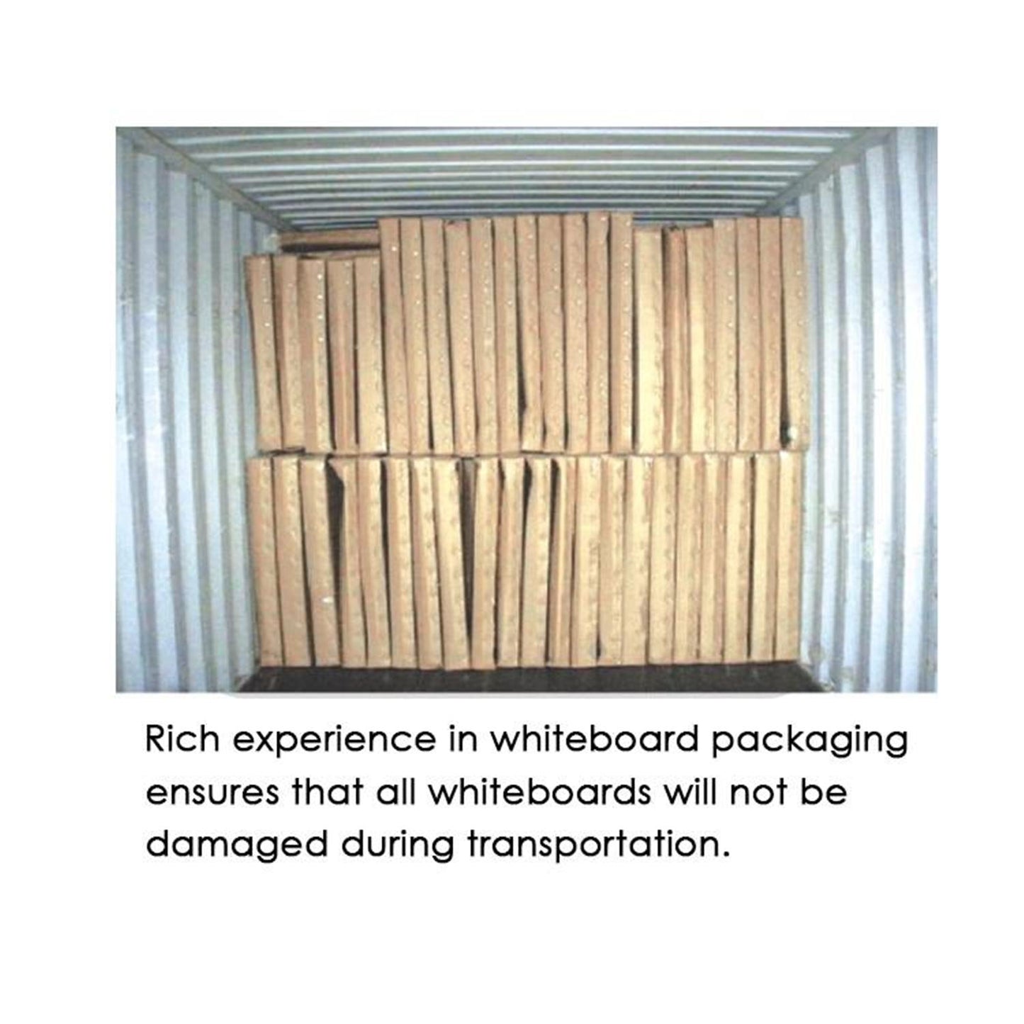Aluminum Frame Magnetic Horizontal Vertical Whiteboard 100 x 200cm