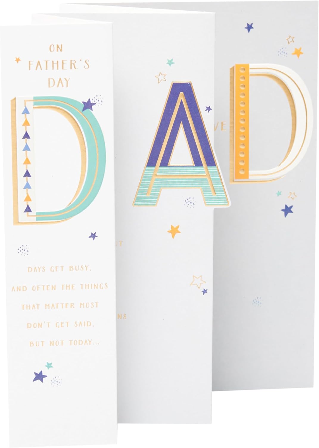 Sentimental Design Dad Father's Day Card