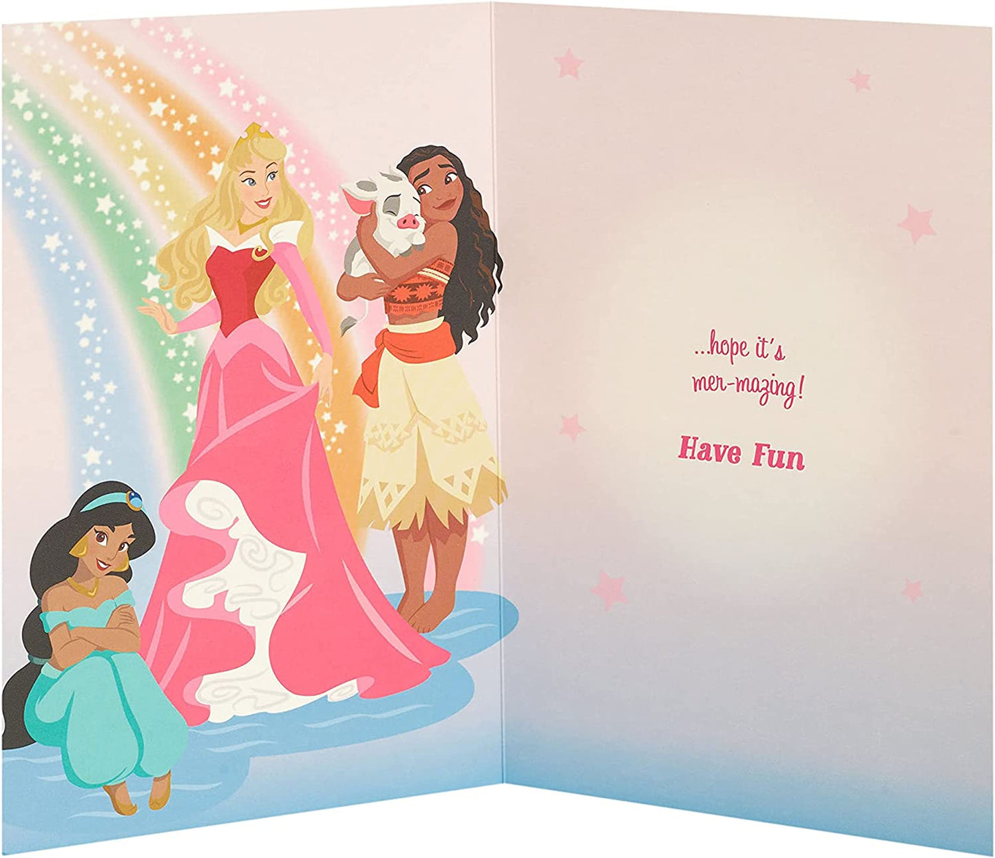 The Little Mermaid Ariel 4th Birthday Card