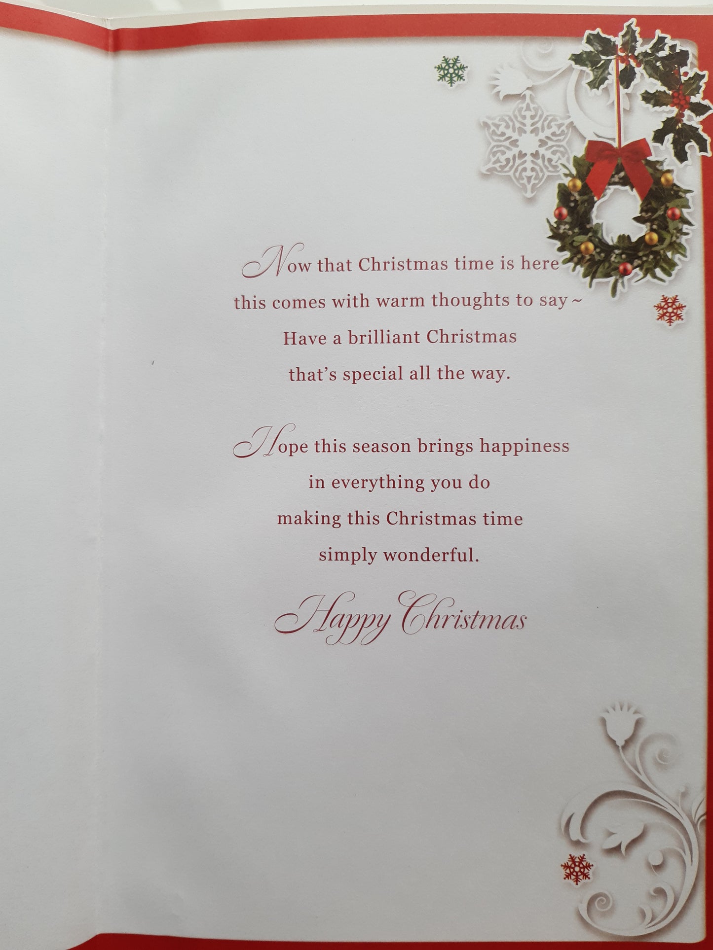 Especially For You Sleigh With Gifts Design Open Christmas Card