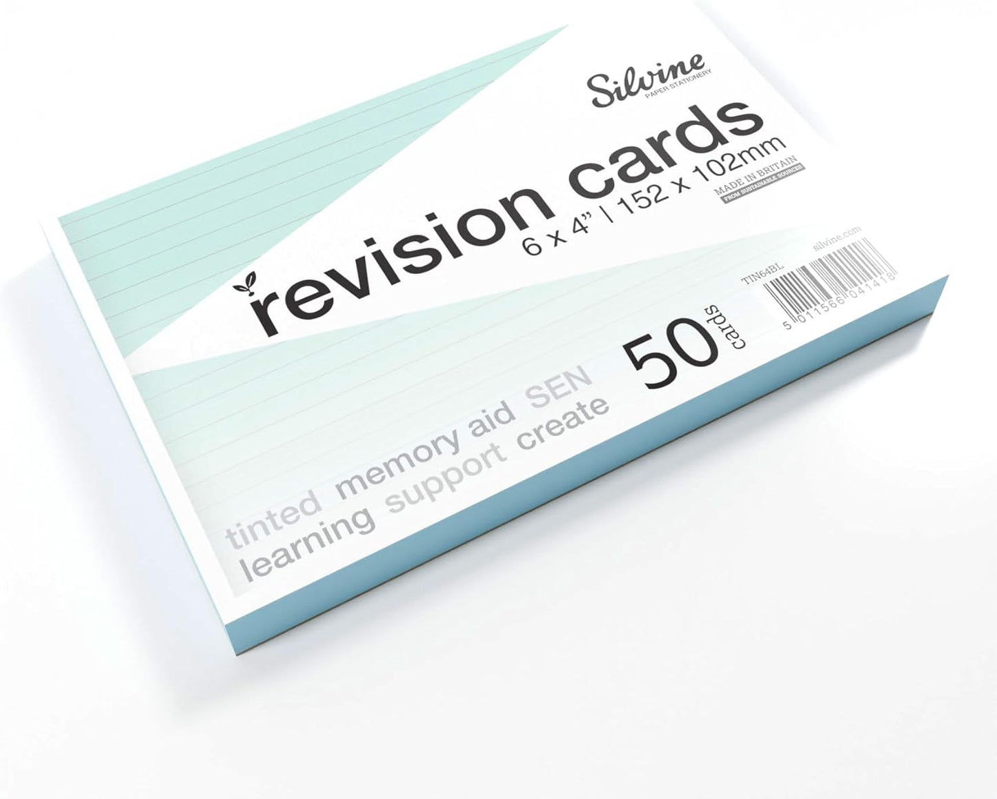 Pack of 1000 6x4" SEN Blue Lined Dyslexia Record Cards