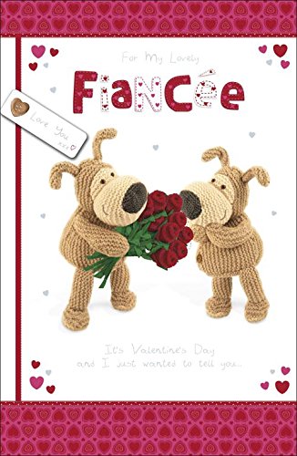 Boofle For My Lovely Fiancee Valentine's Day Card