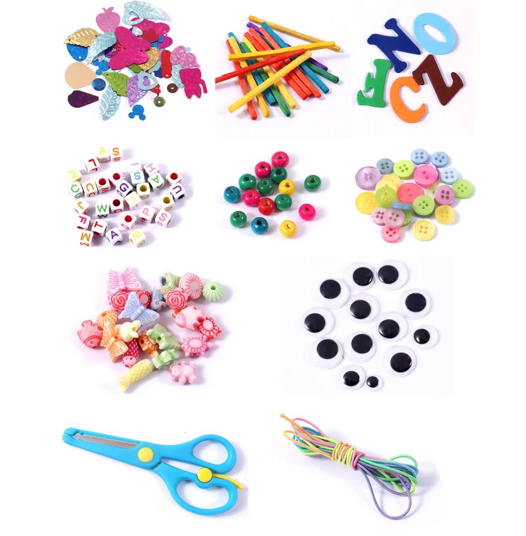 Complete DIY Arts and Crafts Supplies Kit with Storage Box