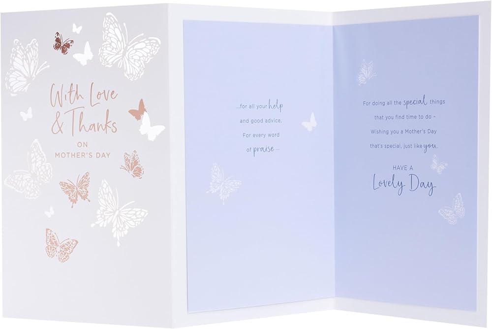 Butterflies Design Mother's Day Card