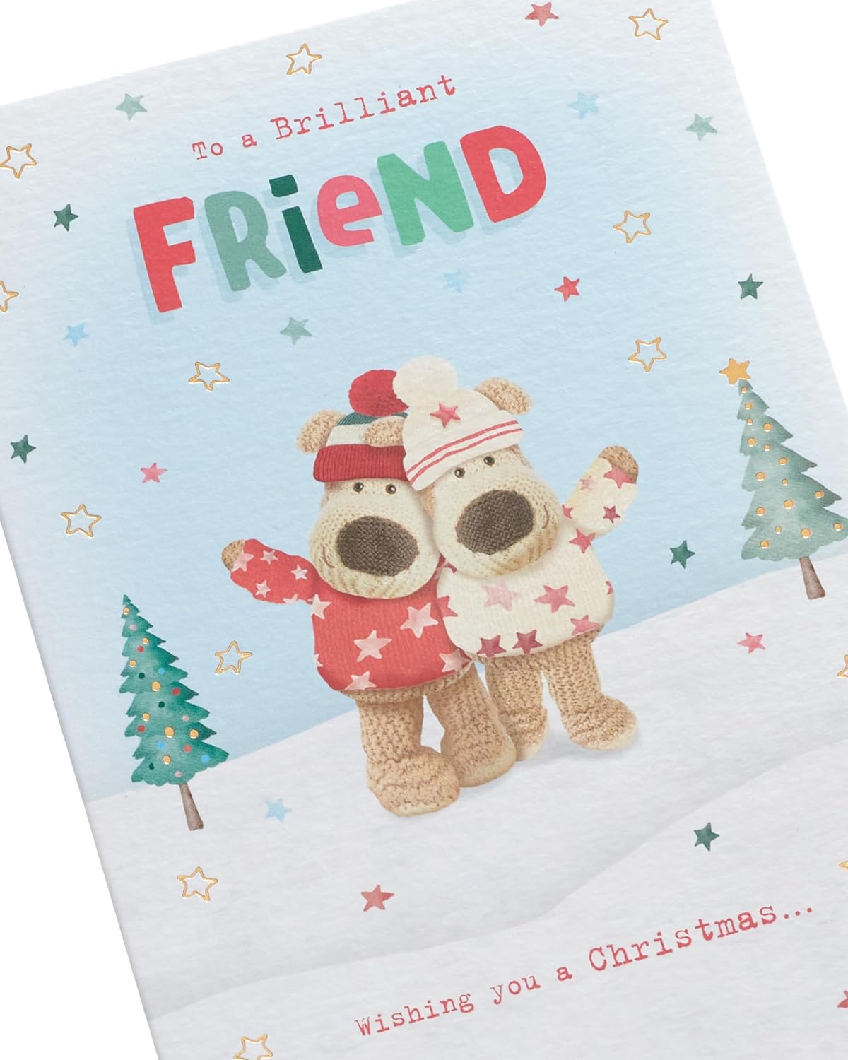 Boofle To An Amazing Brilliant Friend Christmas Card