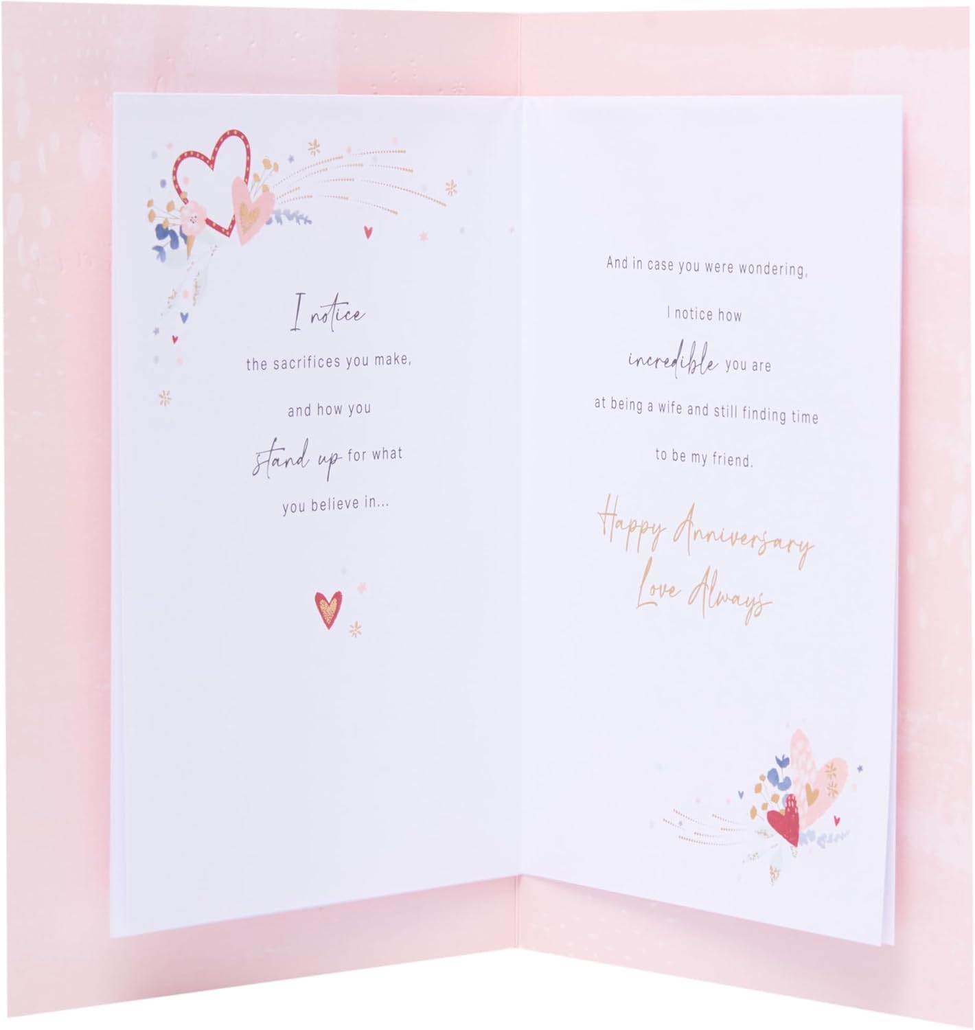 Loving Design Wife Wedding Anniversary Card