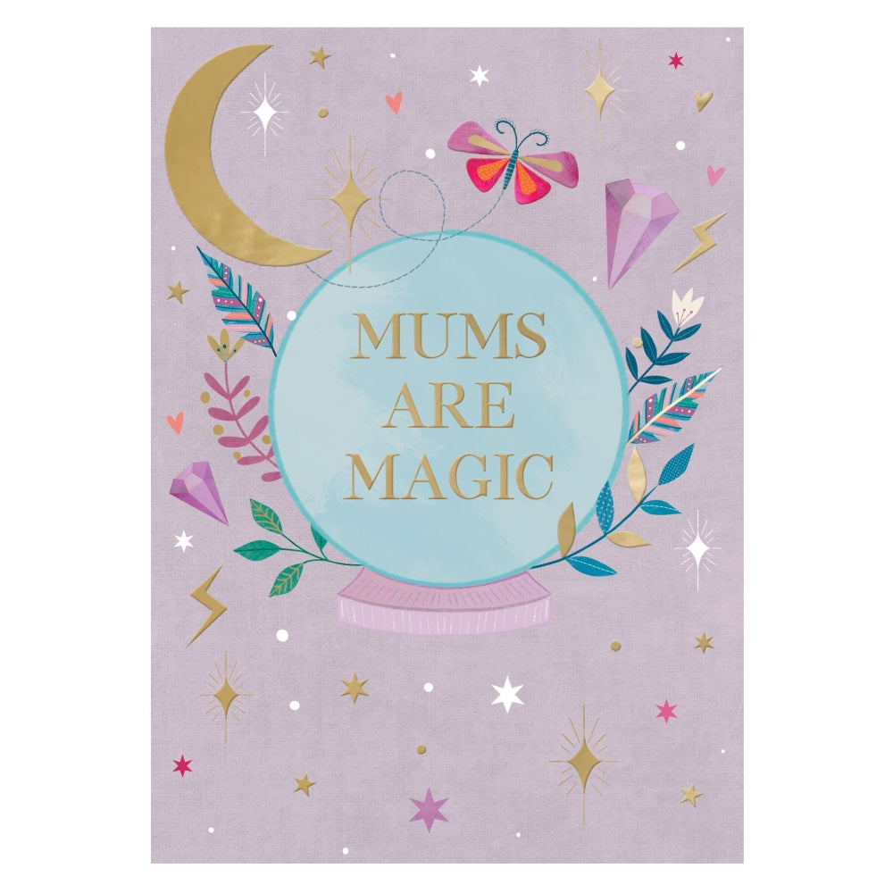 Mums are Magic Future's Looking Bright! Contemporary Mother's Day Card