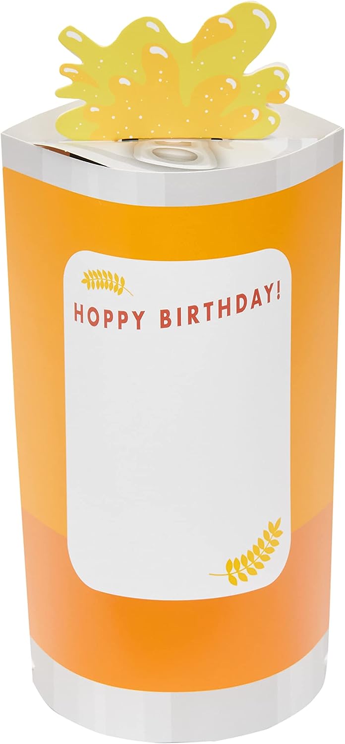 Fun 3D Beer Design Dad Birthday Card
