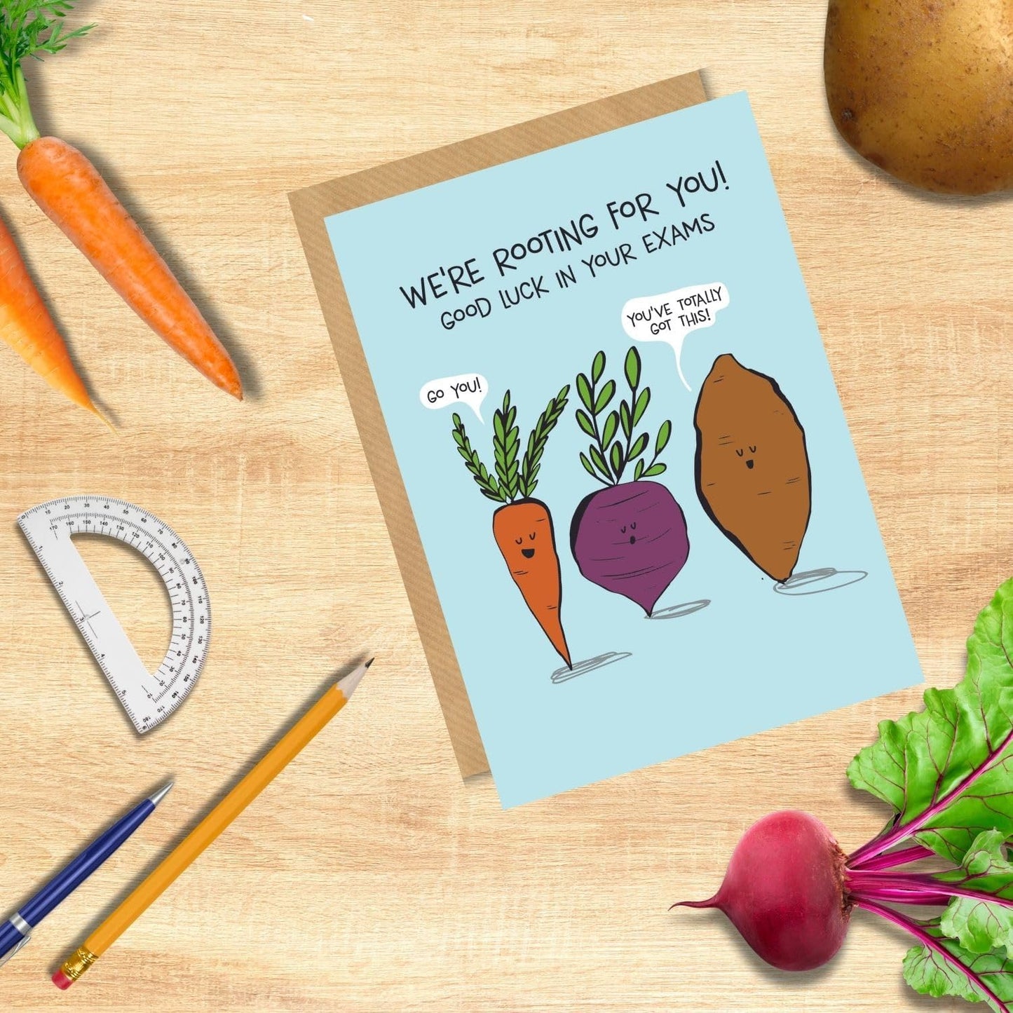 We are Rooting for You Good Luck in Your Exams Card