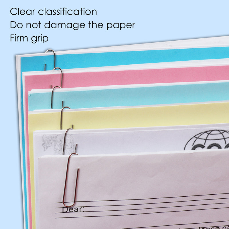 Pack of 1000 Round End Paper Clips 50mm