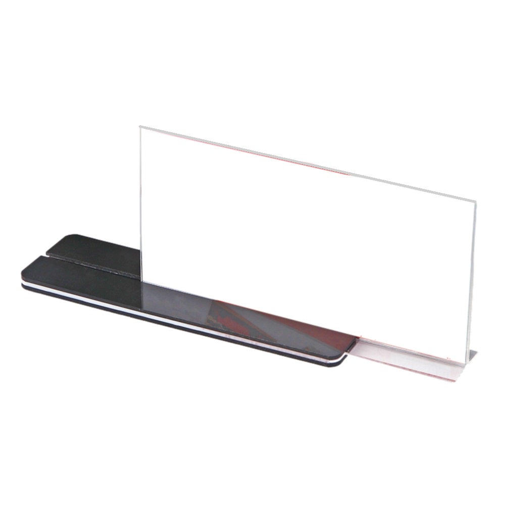 Horizontal Design Acrylic Sign Holder 20 x 10cm