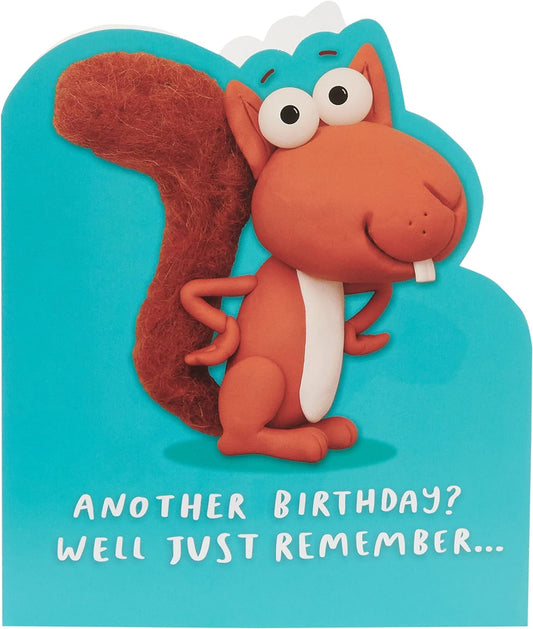 Funny Squirrel Design Birthday Card
