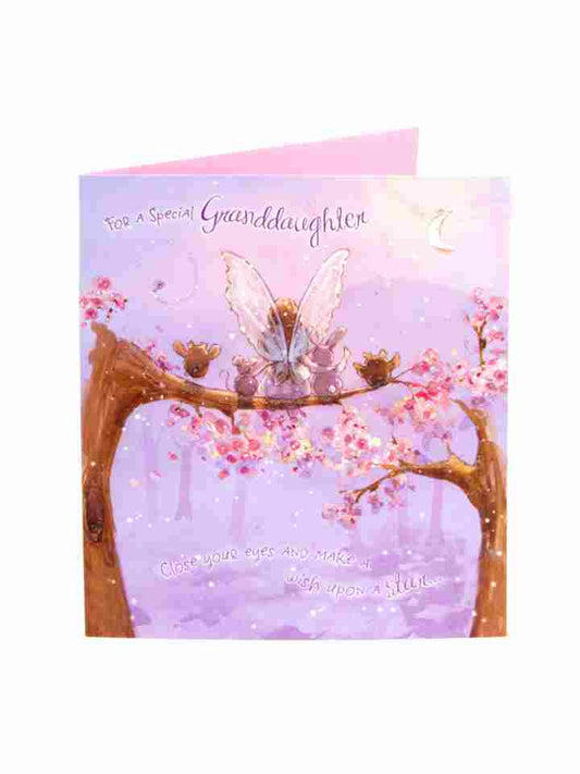 Fairy Granddaughter Birthday Card 