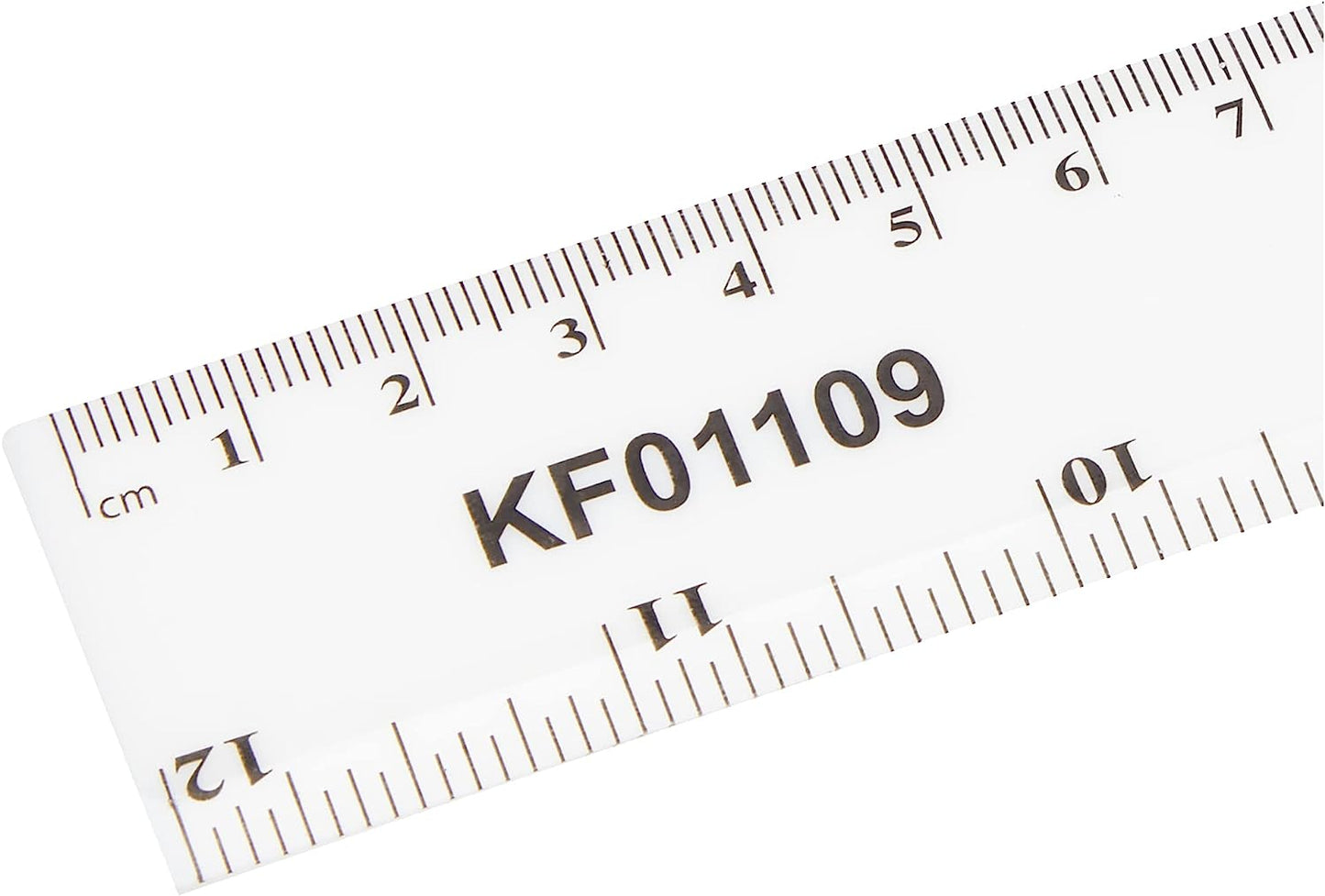 Q-Connect Ruler Shatterproof 300mm White (Features inches on one side and cm/mm on the other)KF01109