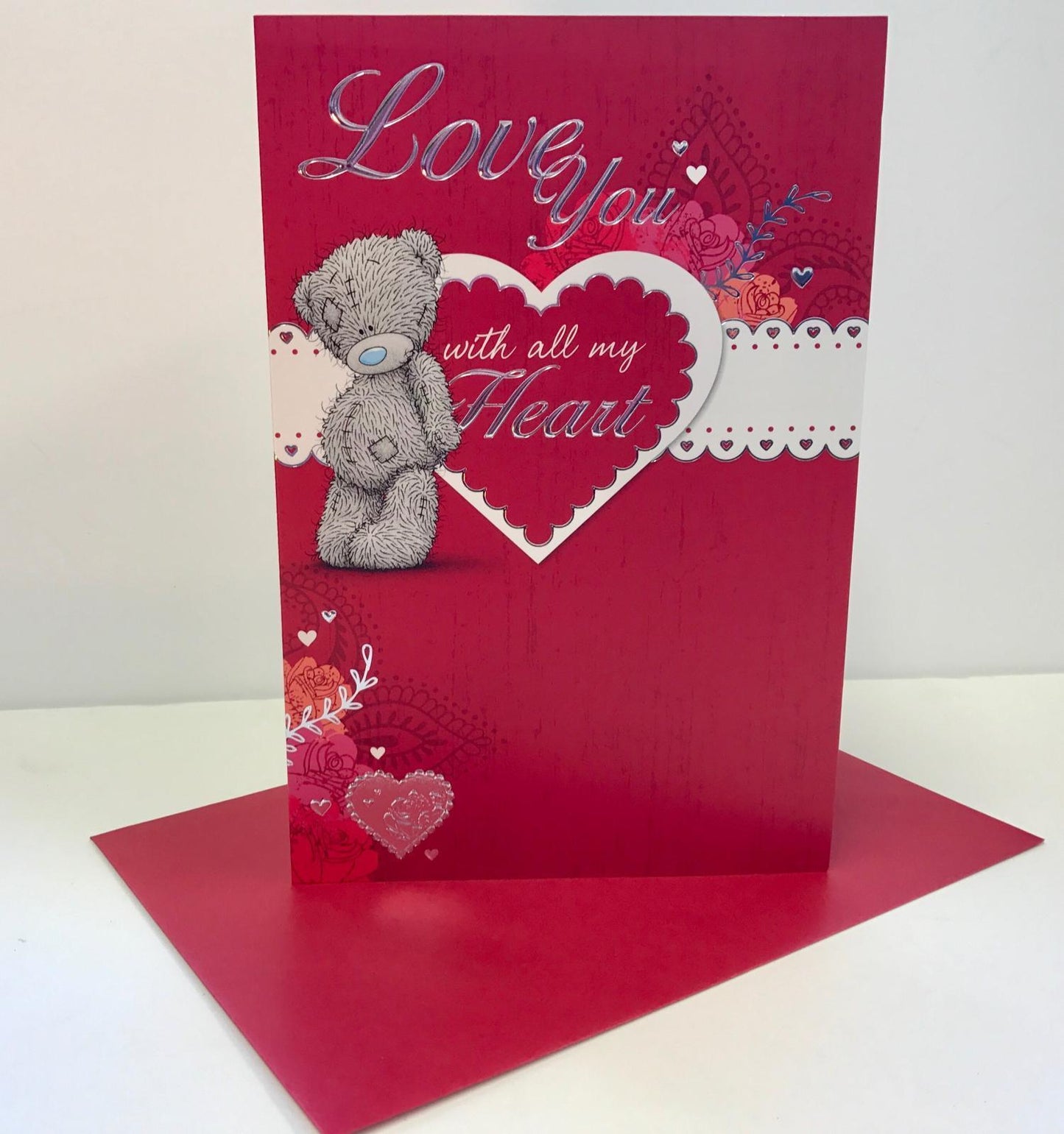 Love You Me to You Bear Valentines Day Card