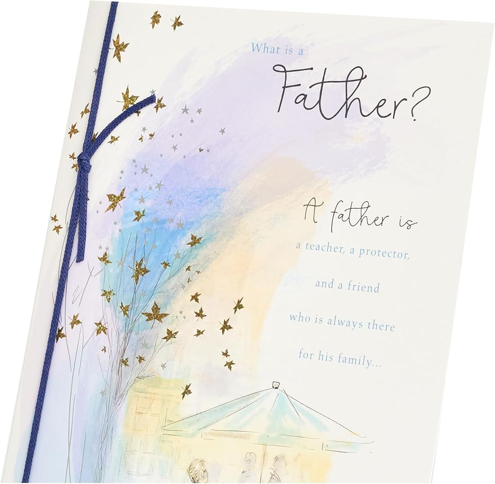 Cafe Scene Father's Day Card
