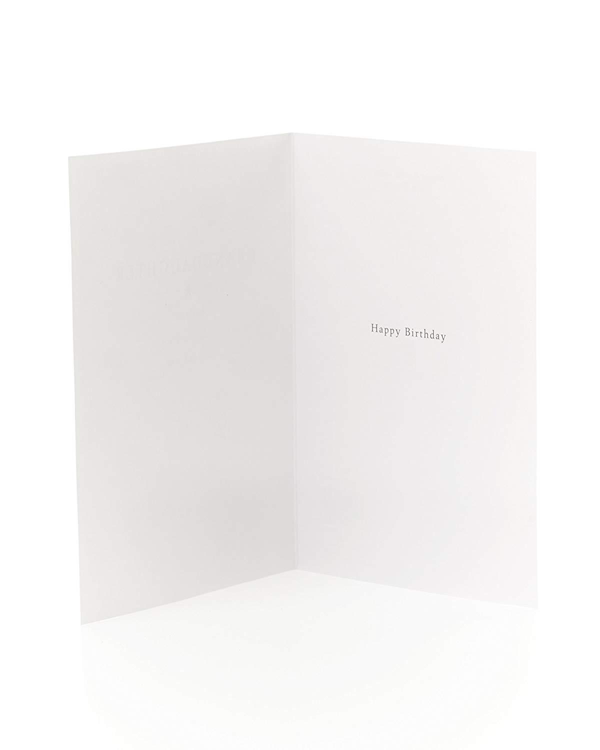 Granddaughter Birthday Card Loved, Treasured, Adored