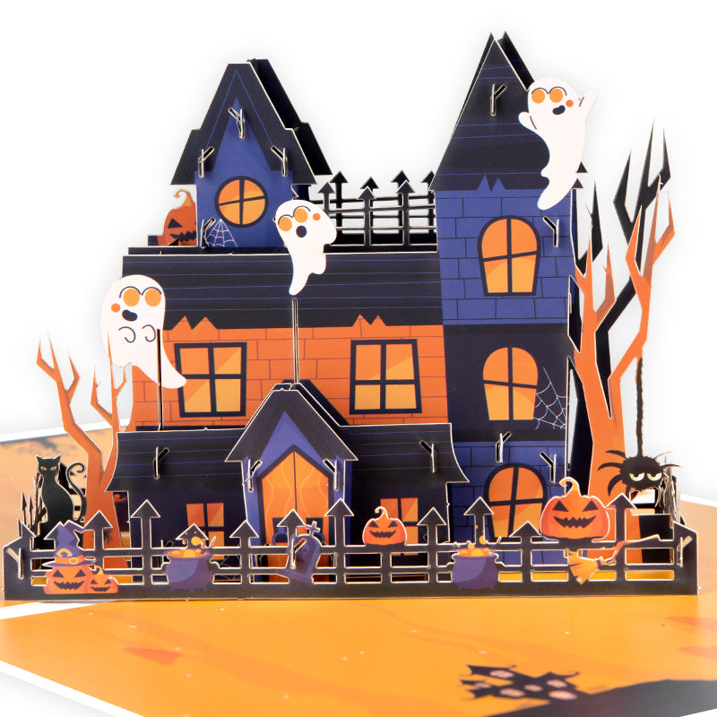 House of Horrors 3D Pop Up Halloween Card