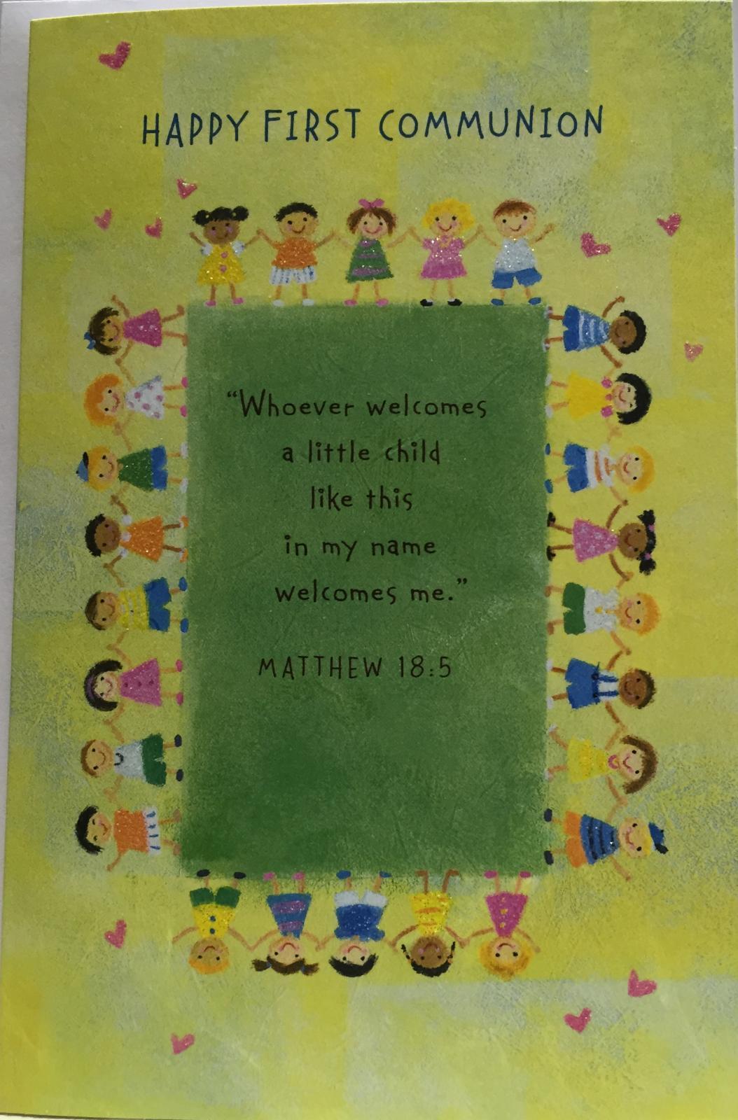 Happy First Communion Card