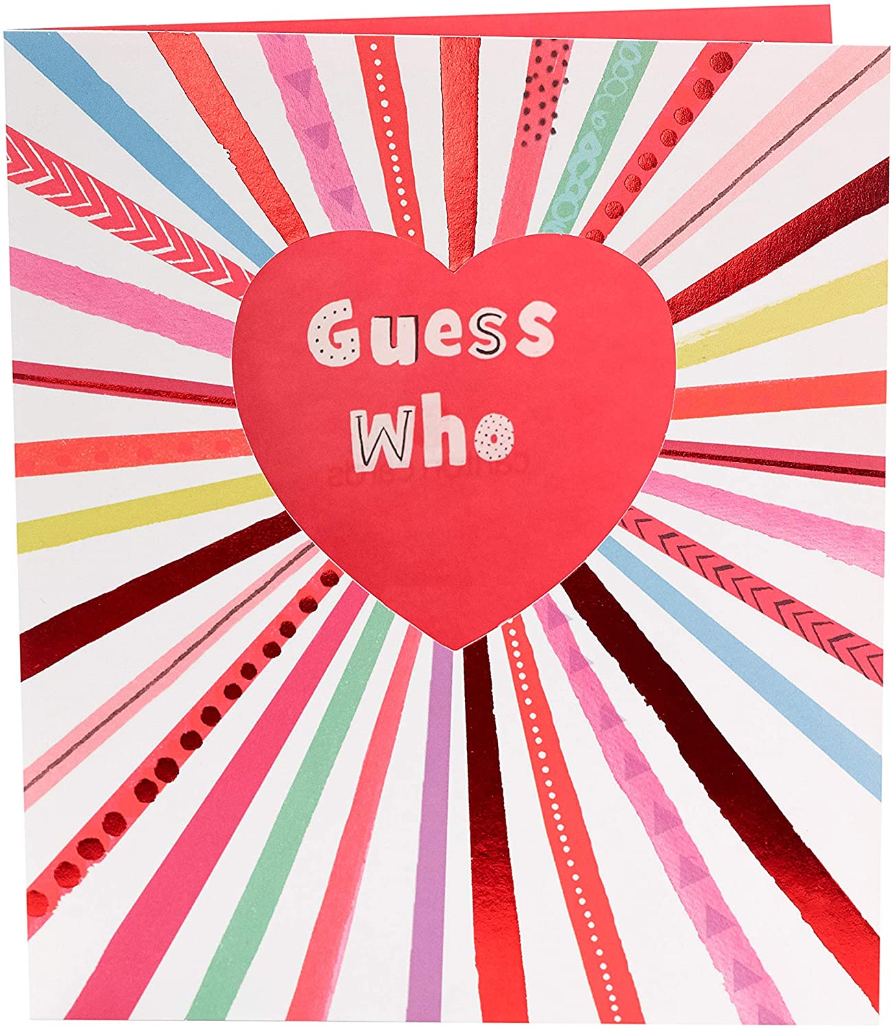 Secret Admirer Guess Who? Valentine's Day Card