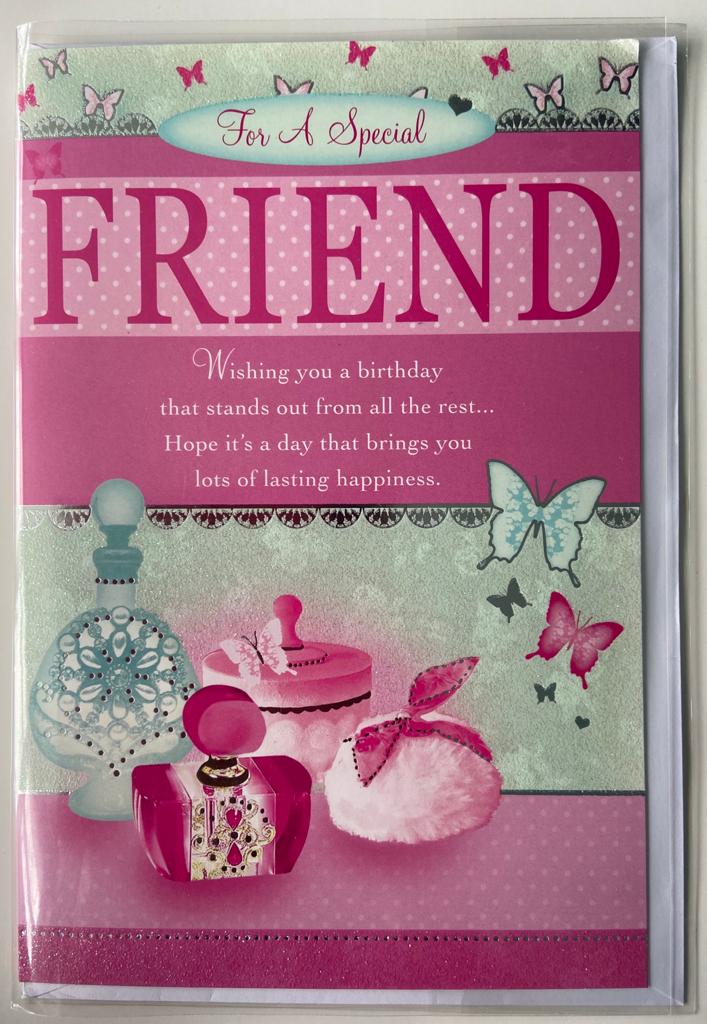 Special Friend Sentimental Verse Birthday Card For Her