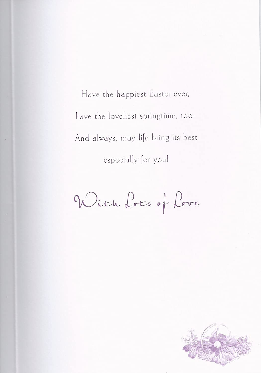 Especially For You With Lots of Love Happy Easter Card
