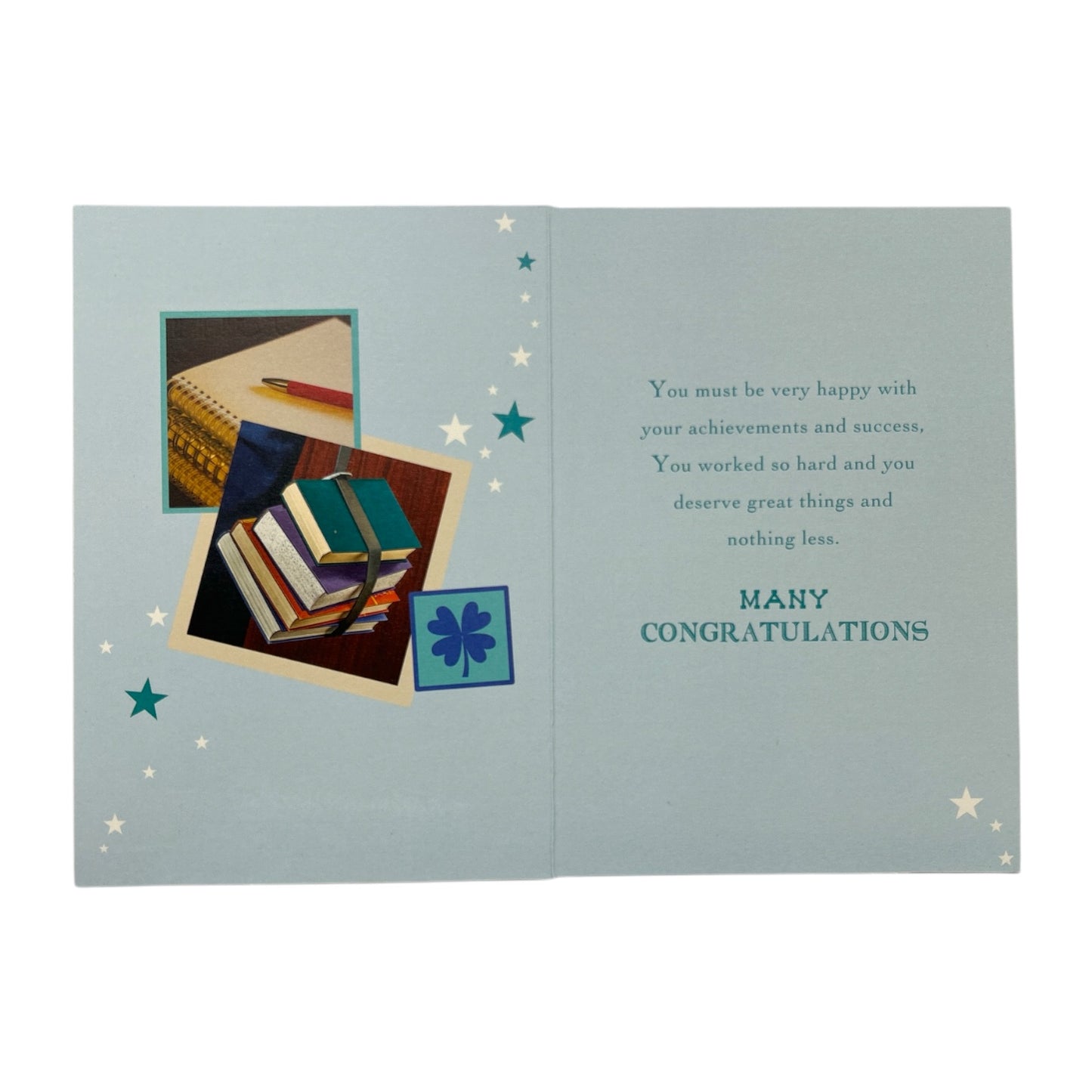 Congratulations Granddaughter You're Great Books Design Graduation Card