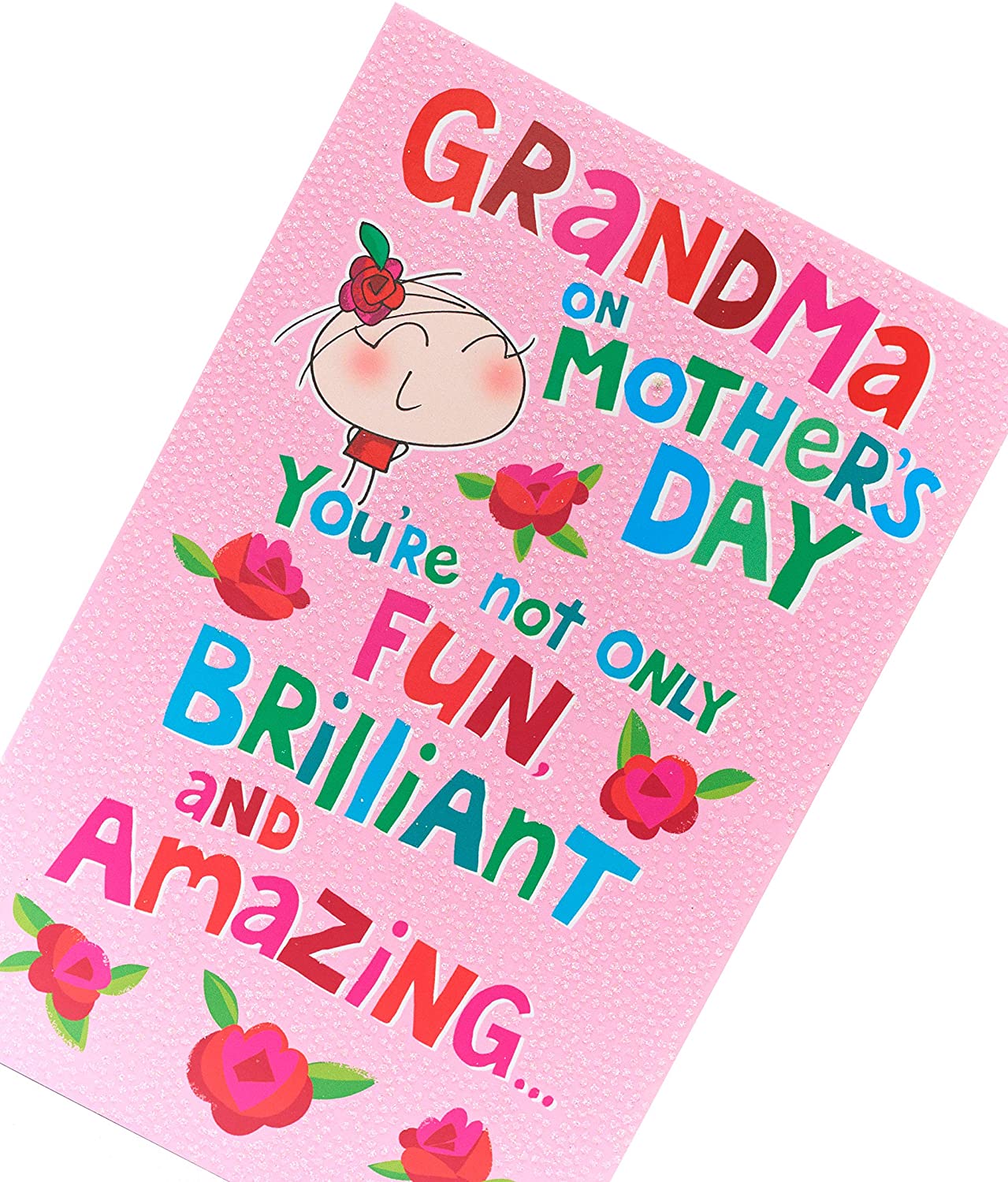 For Grandma Fun Pink Mother's Day Card