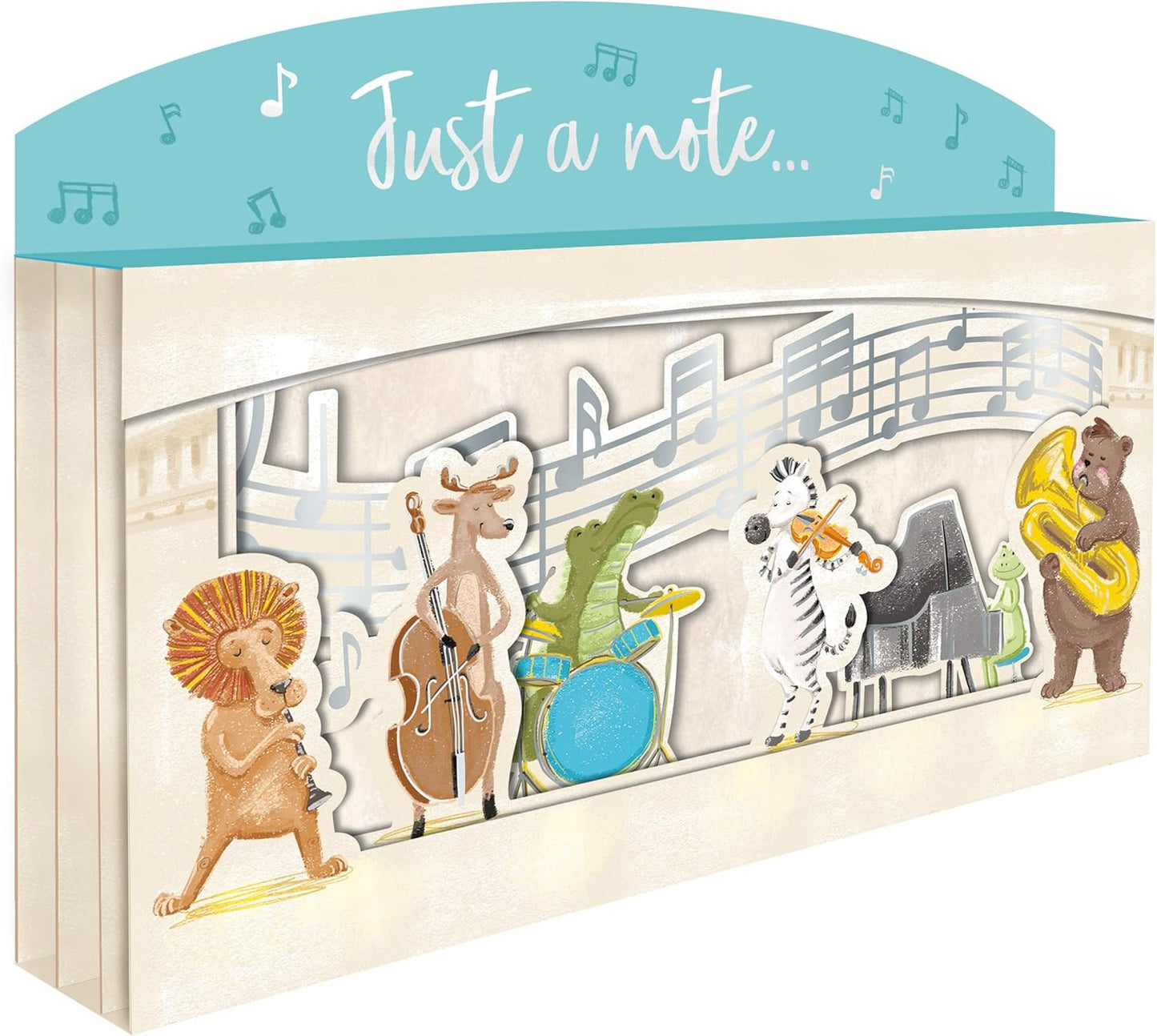 Spectacular 3D Just A Note... Any Occasion Greeting Card