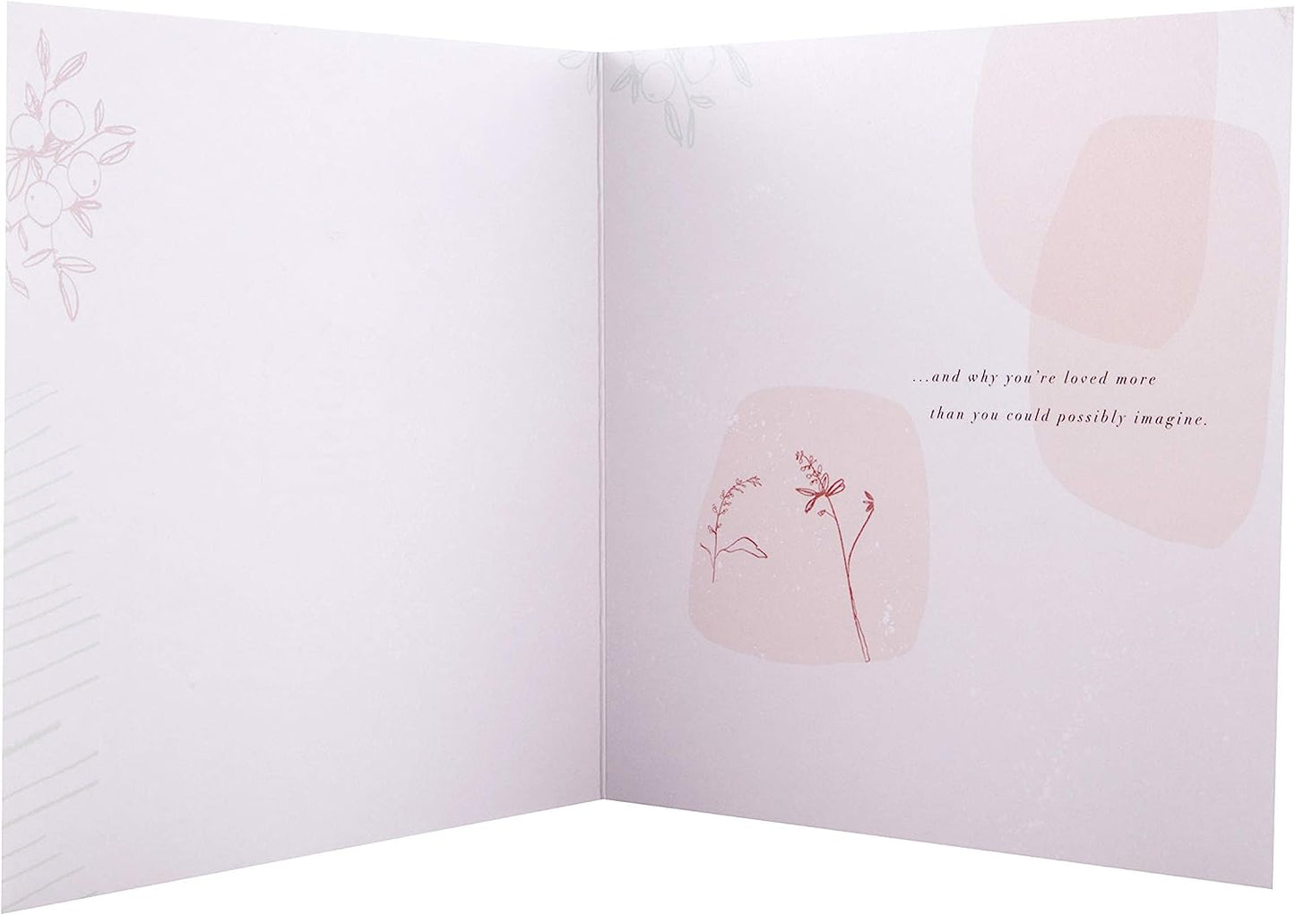 Mother Birthday Card Contemporary Design with Heartfelt Message