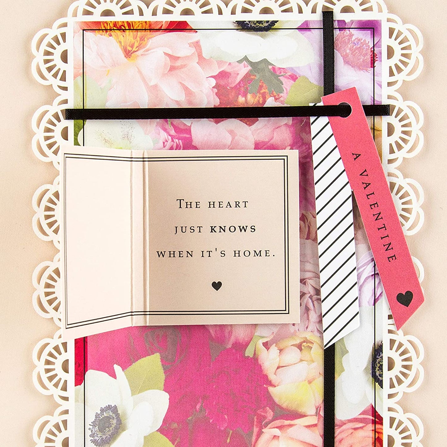 Valentine's Card For The One I Love with Detachable Keepsake