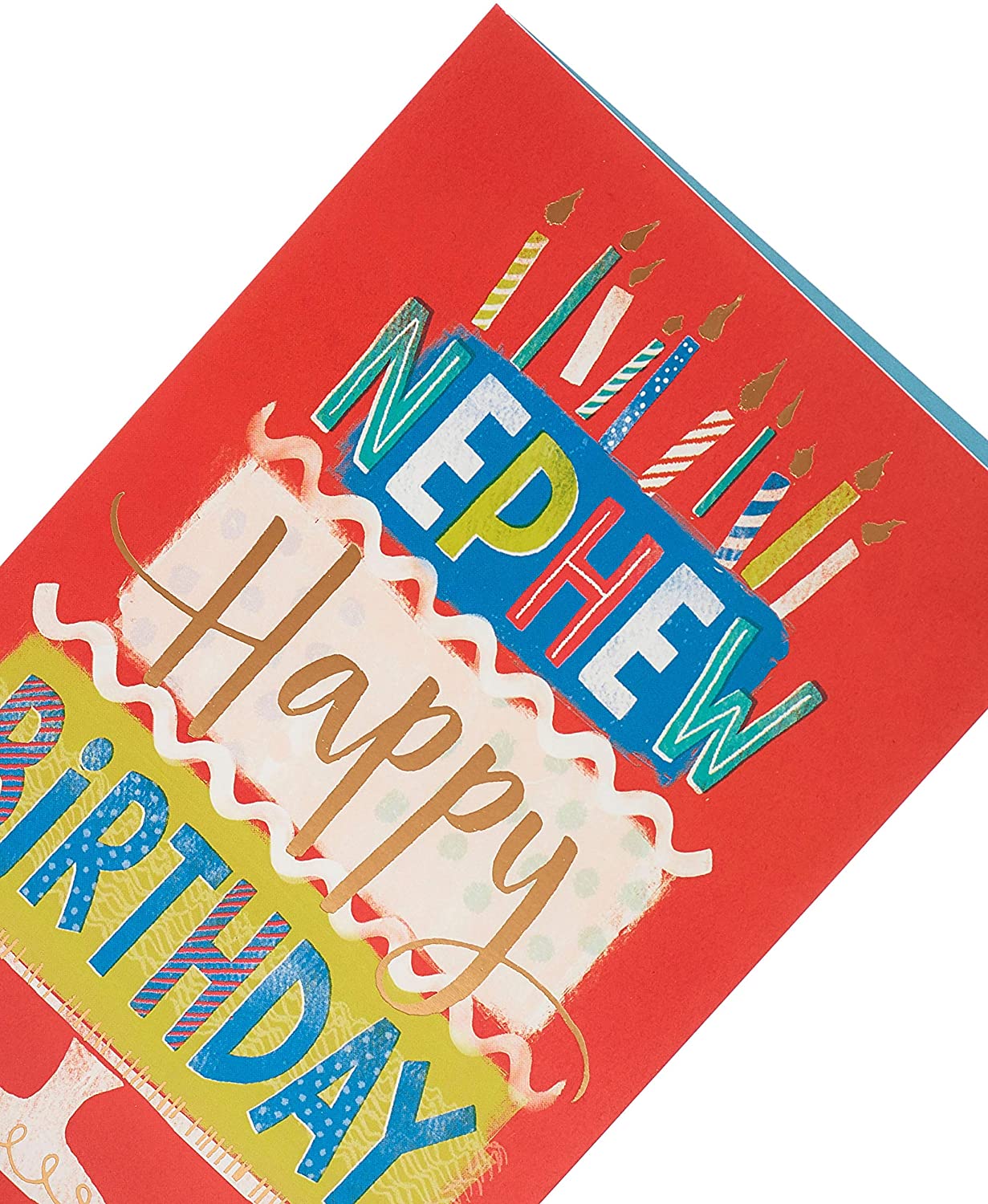 Nephew Happy Birthday Card Candles