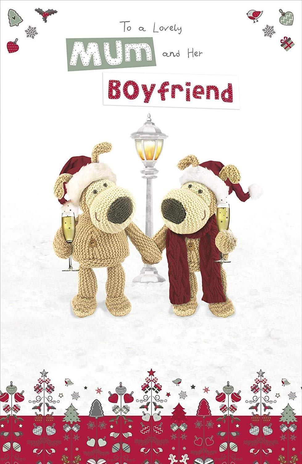 Boofle to A Lovely Mum and Her Boyfriend Christmas Card