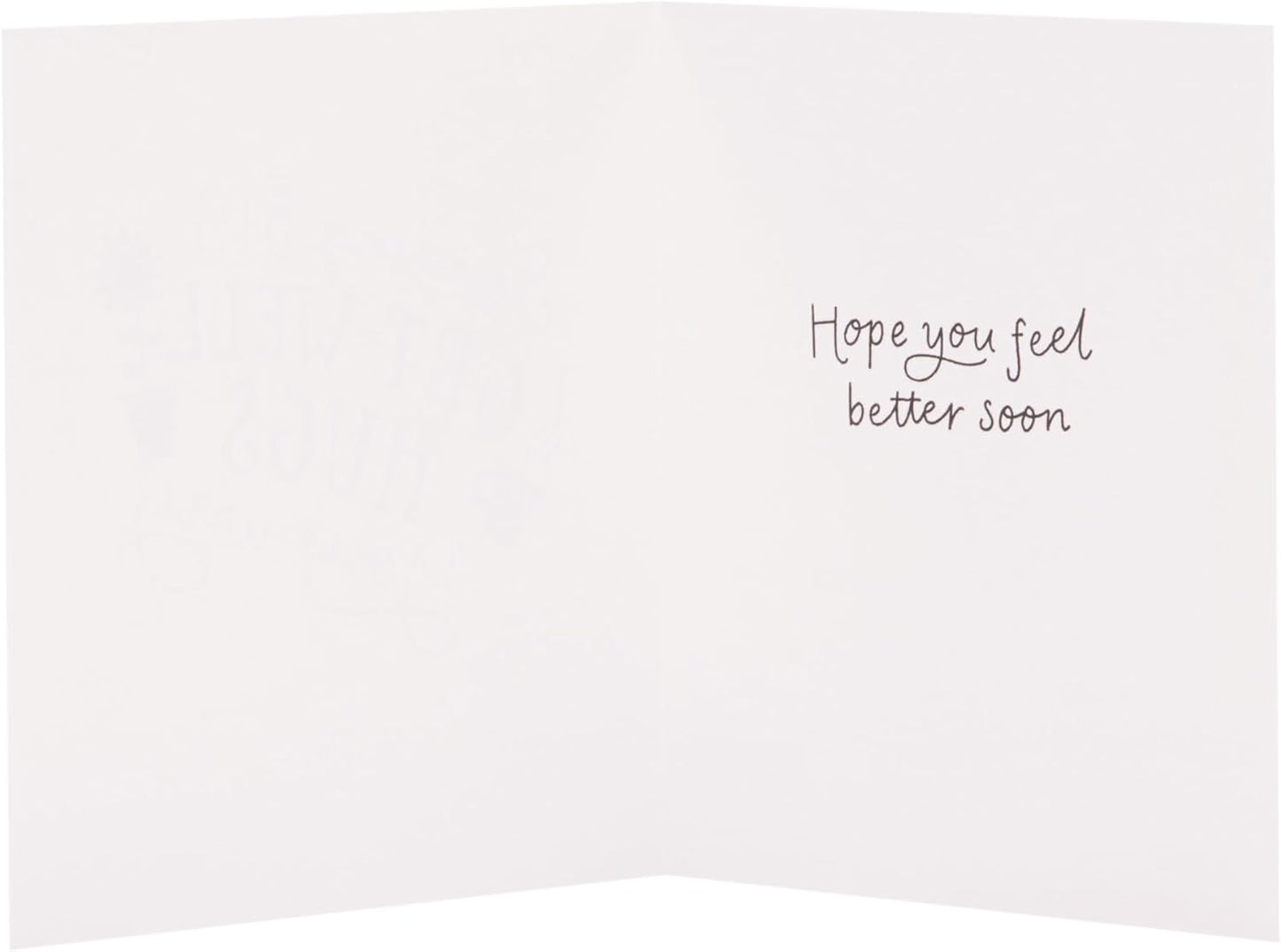 Hugs Design Get Well Soon Card