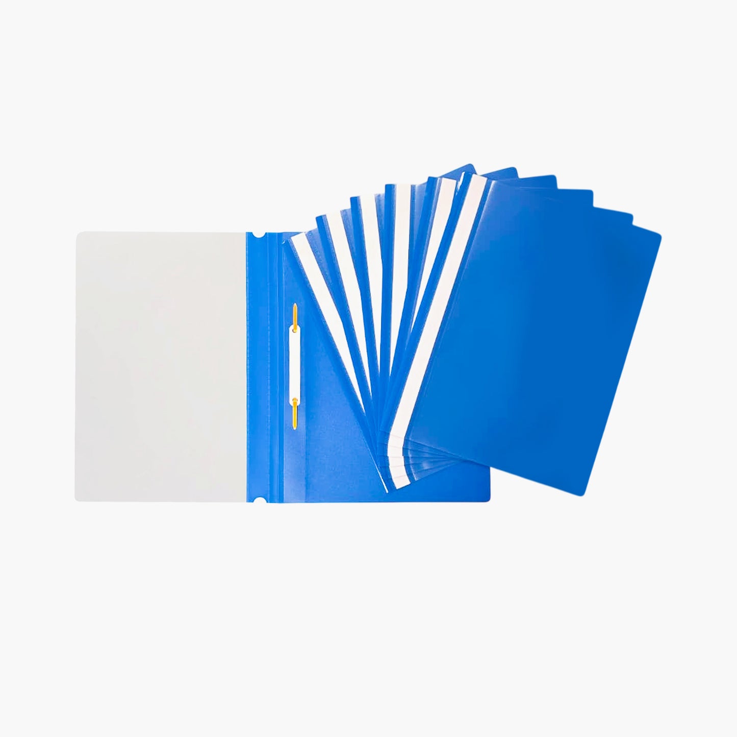 Pack of 12 Blue A4 Project Folders by Janrax