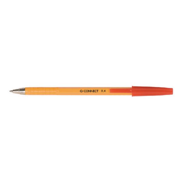 Q-Connect Ballpoint Pen Fine Red (Pack of 20)