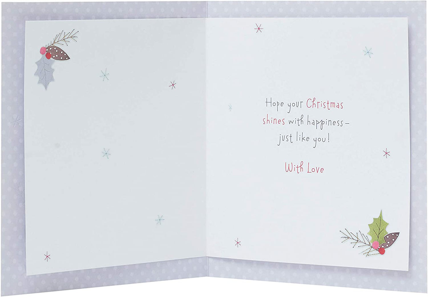 To A Special Nan Personalised Name With Sticker Christmas Card 