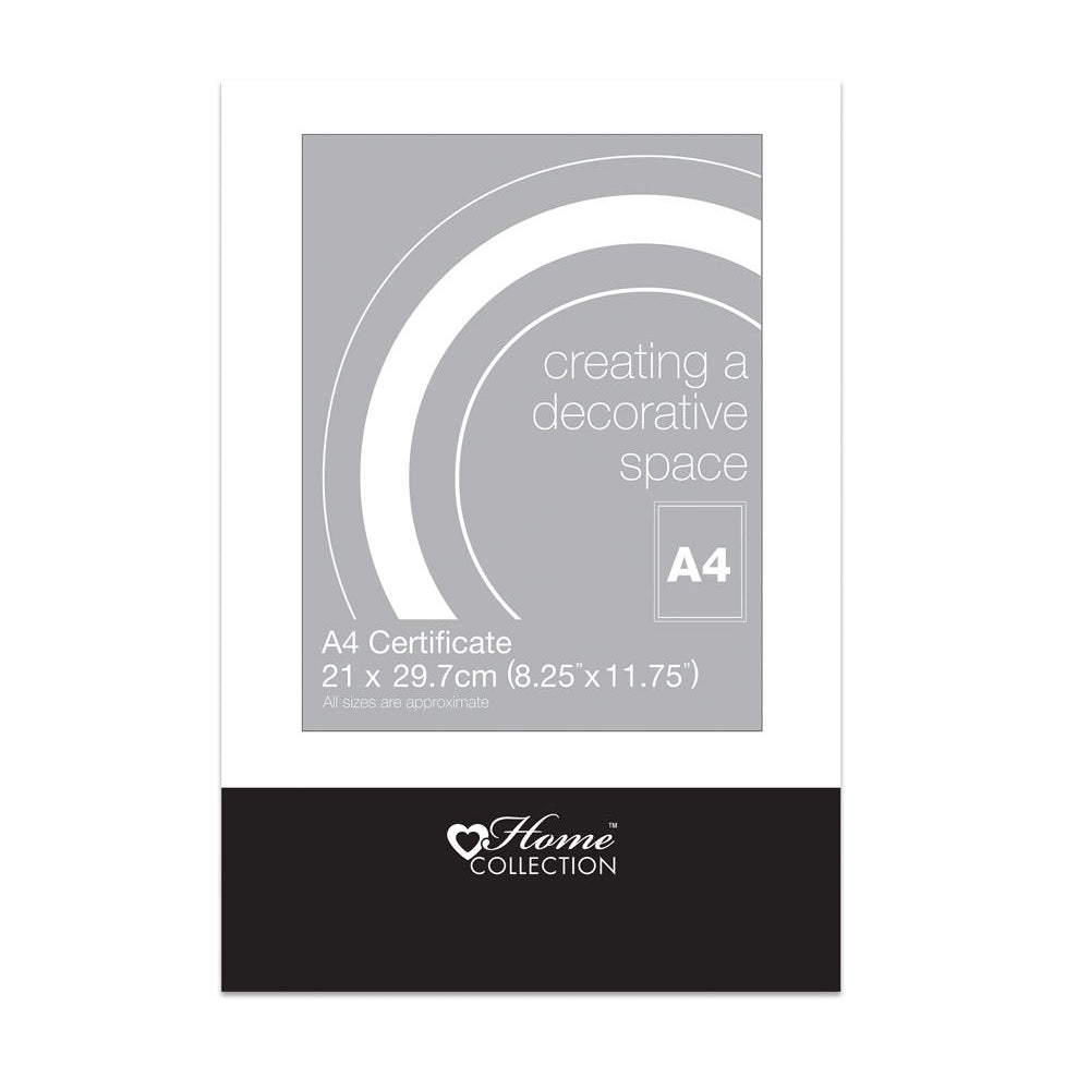 Wood glass certificate frame - A4