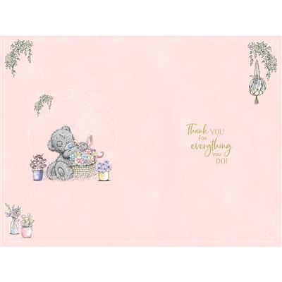 You're Like A Mum Bear With Bicycle Design Mother's Day Card