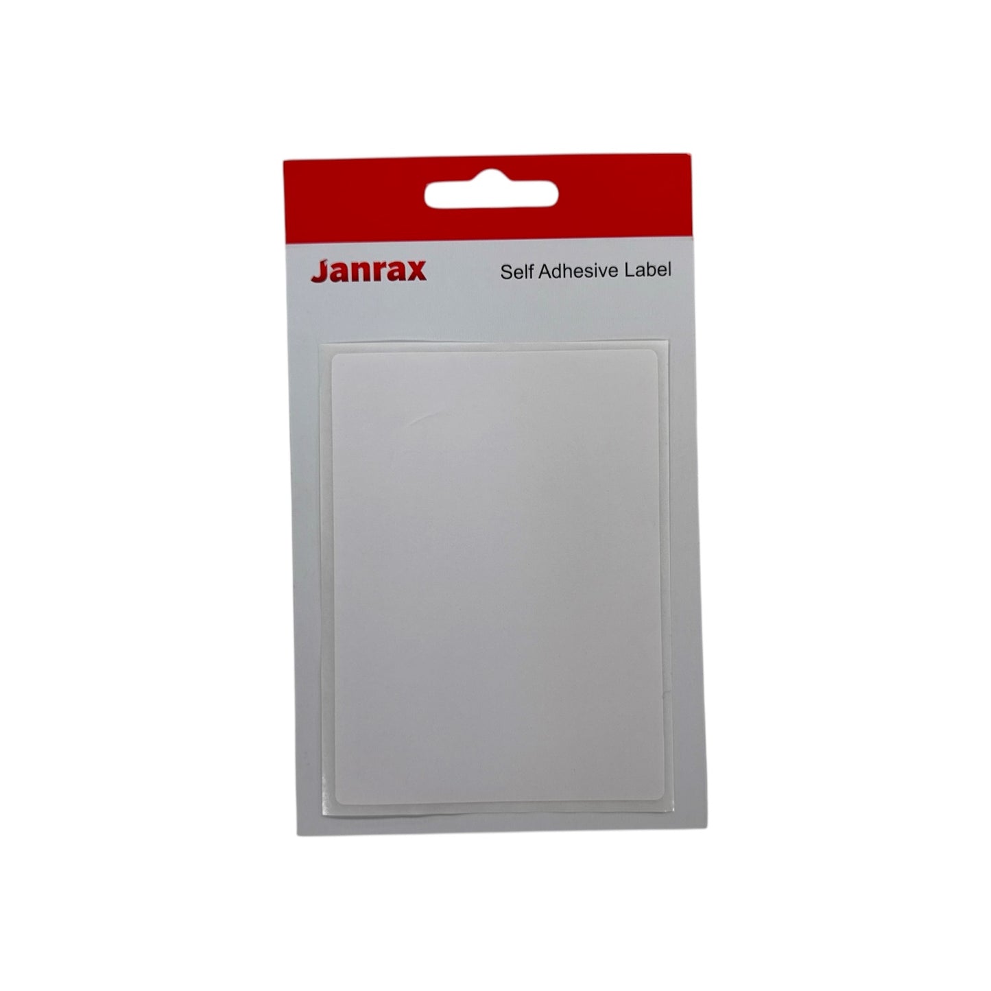 Pack of 42 White 80x110mm Rectangular Labels - Adhesive Stickers
