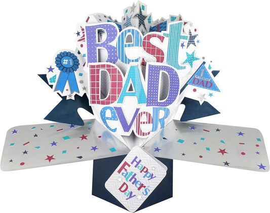 Second Nature Father's Day 'Best Dad Ever' Pop Up Card