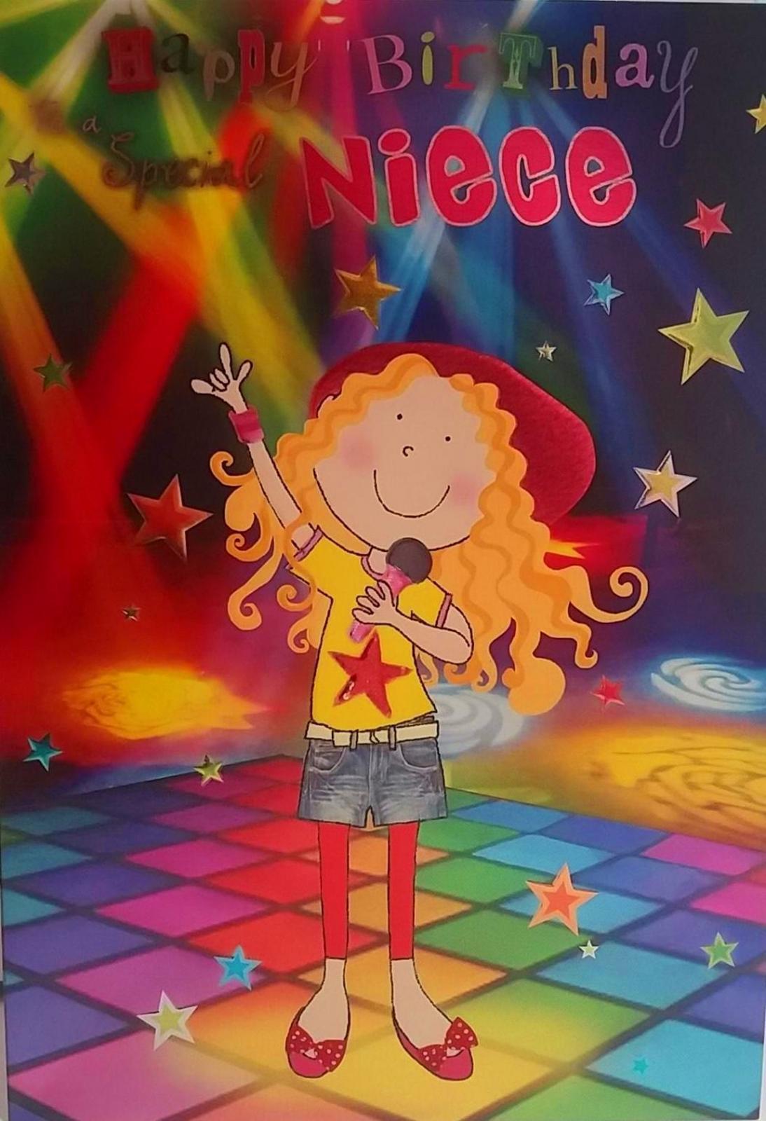 To A Special Niece Juvenile Birthday Card