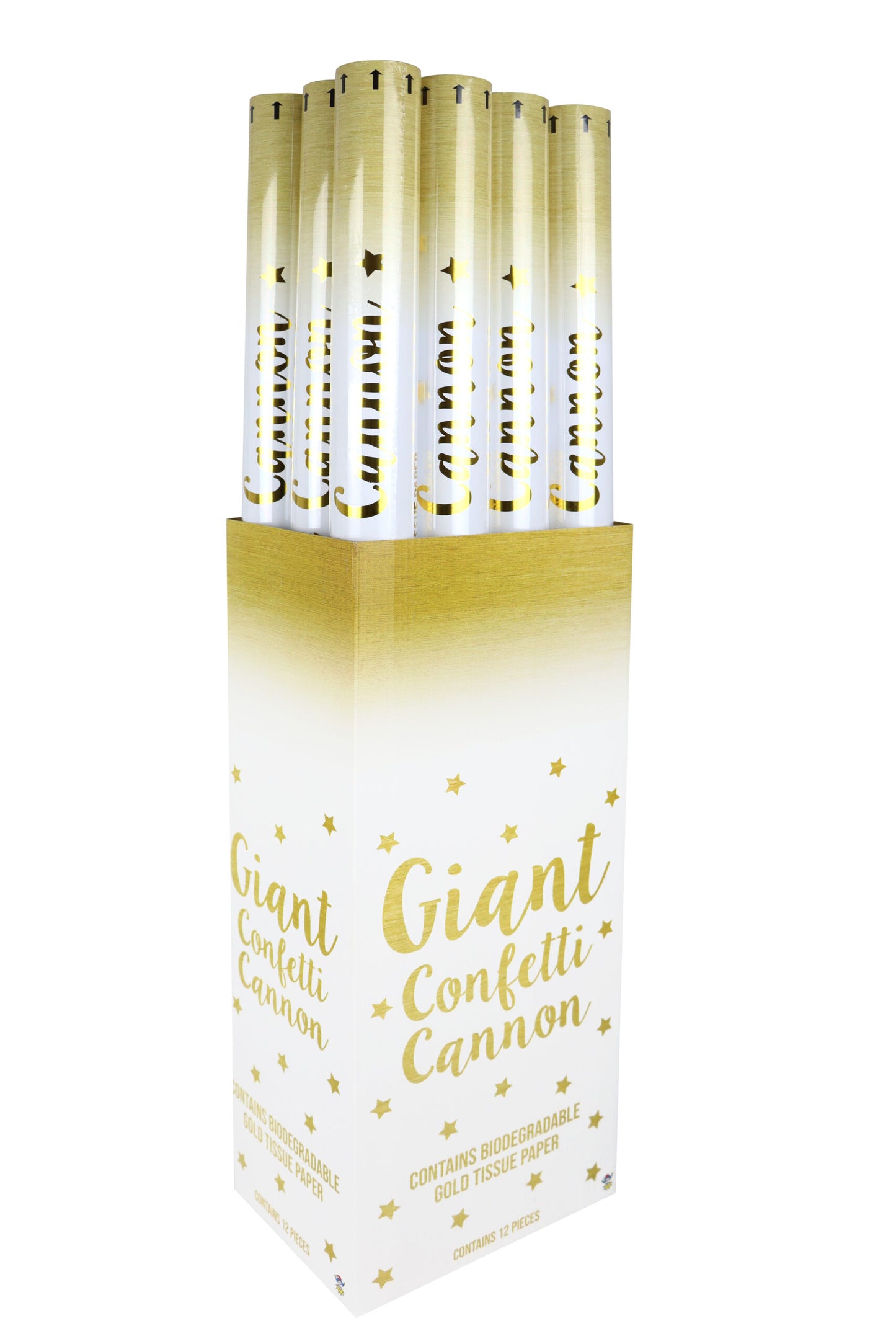 Gold Paper Confetti Shooters 80cm