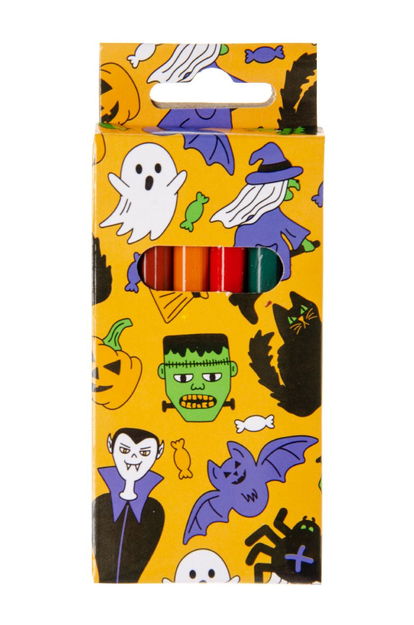 6 Pieces Halloween Colored Pencils 9cm