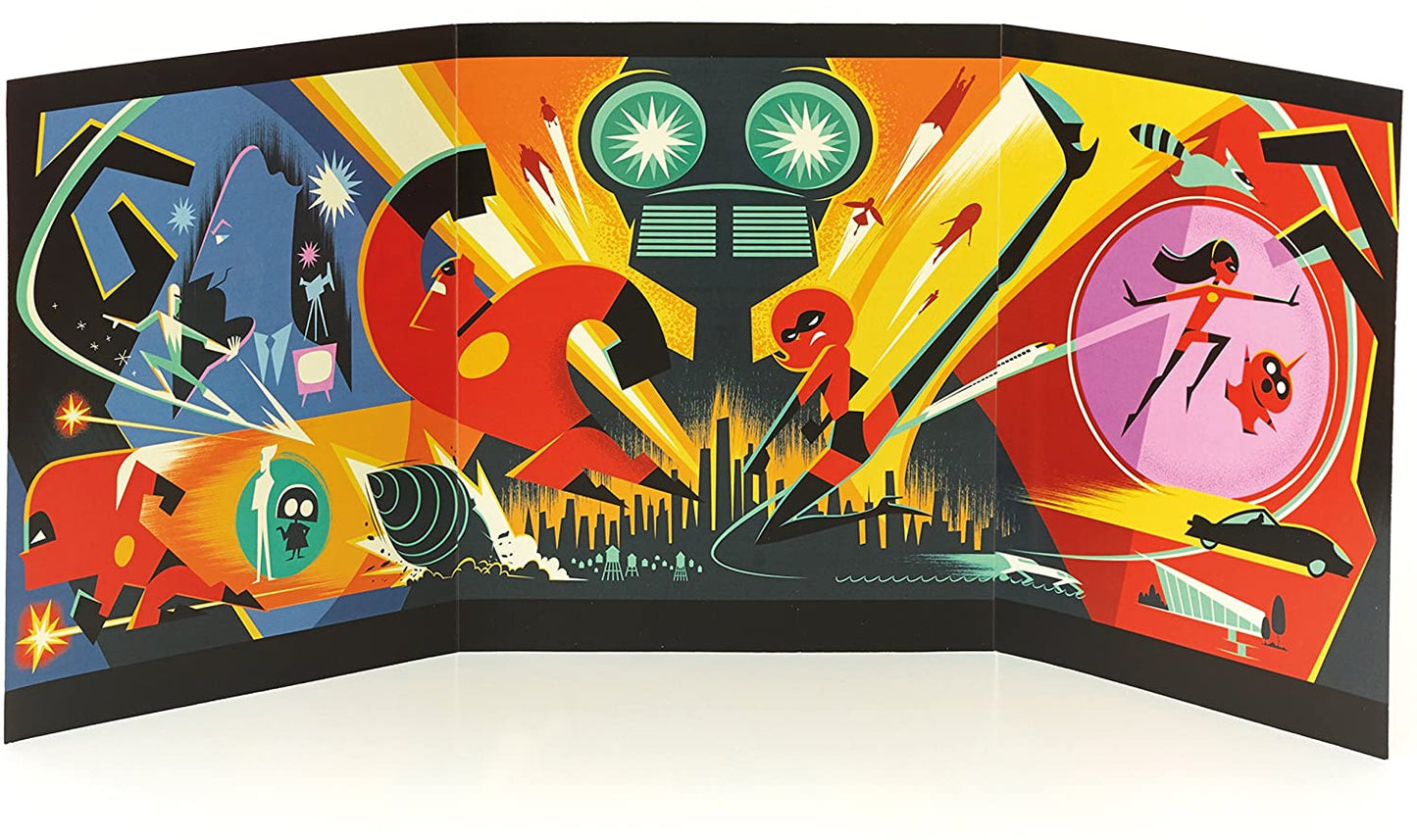 The Incredibles Birthday Card Panoramic Artwork