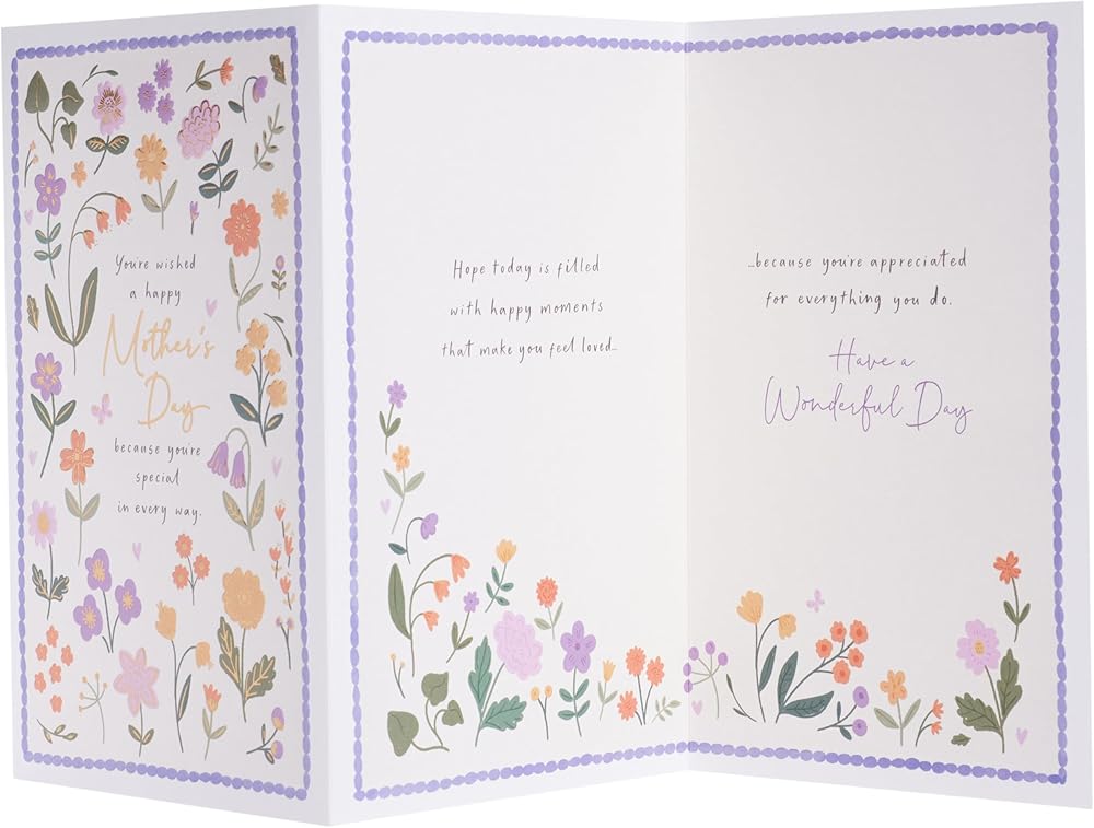 Floral Design Mother's Day Card