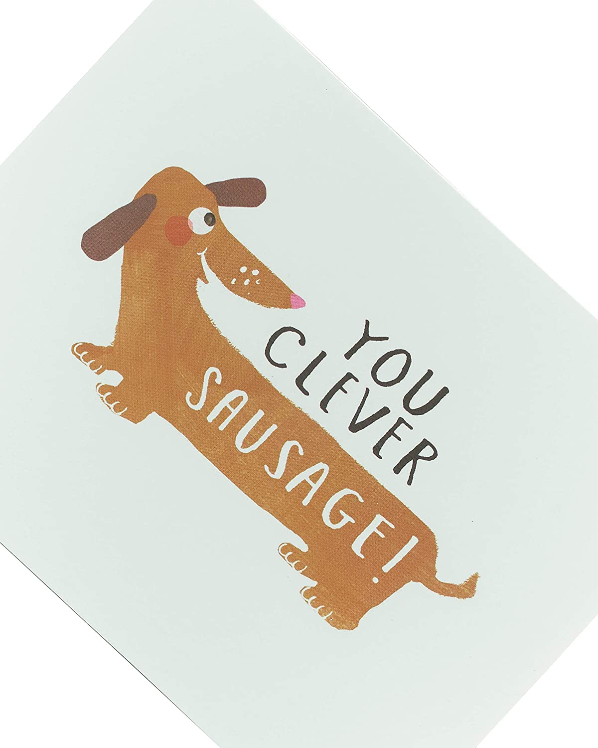 Clever Sausage Congratulations 'Well done you!' Humour Card