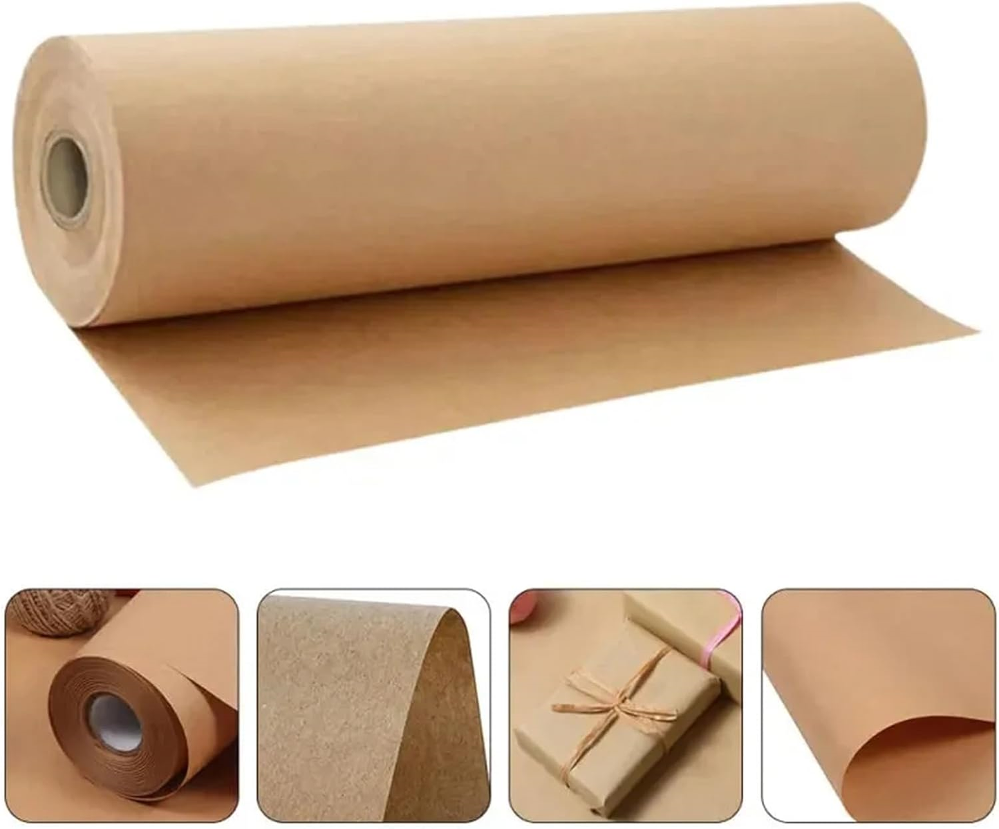 Pack of 6 HBMX1907 Imitation Kraft Roll 440mm x 30m