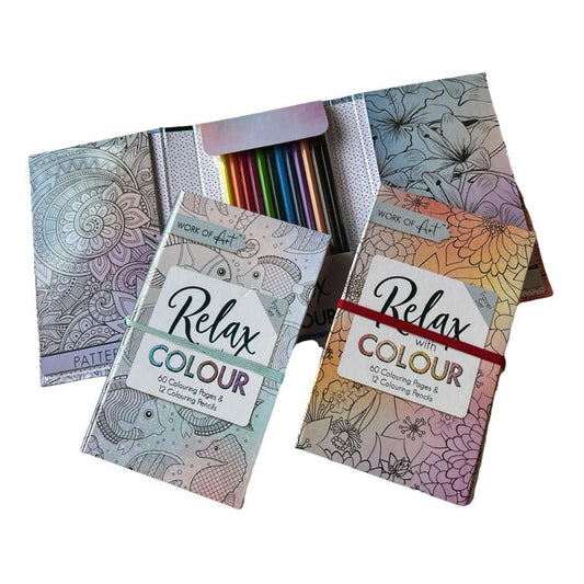 Colour Therapy Travel Colouring Kit